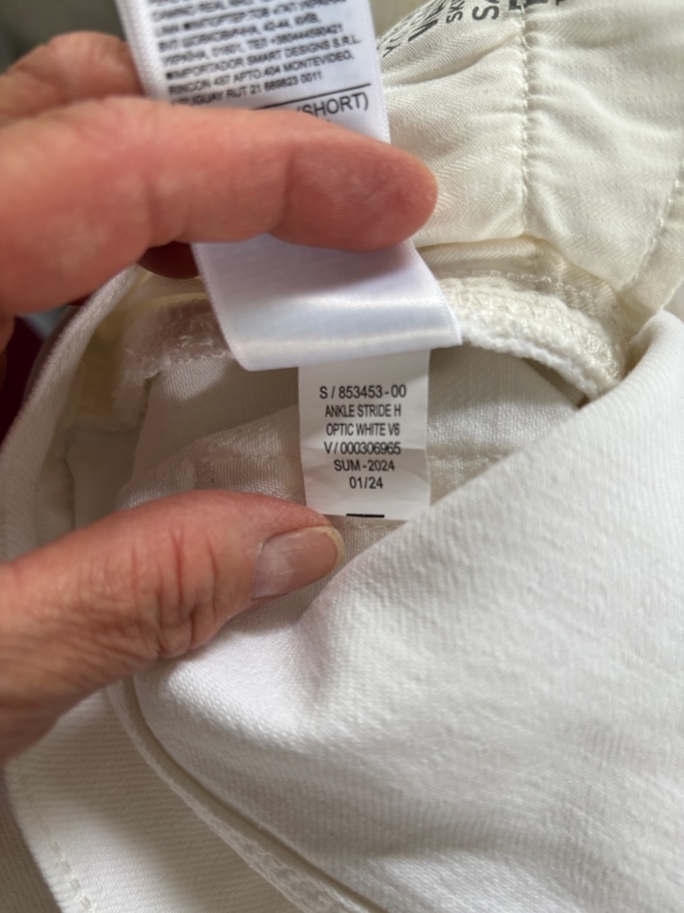 Like new GAP White High-Rise Wide Leg STRIDE Ankle Wide-Leg Jeans 29/8s - Picture 8 of 8